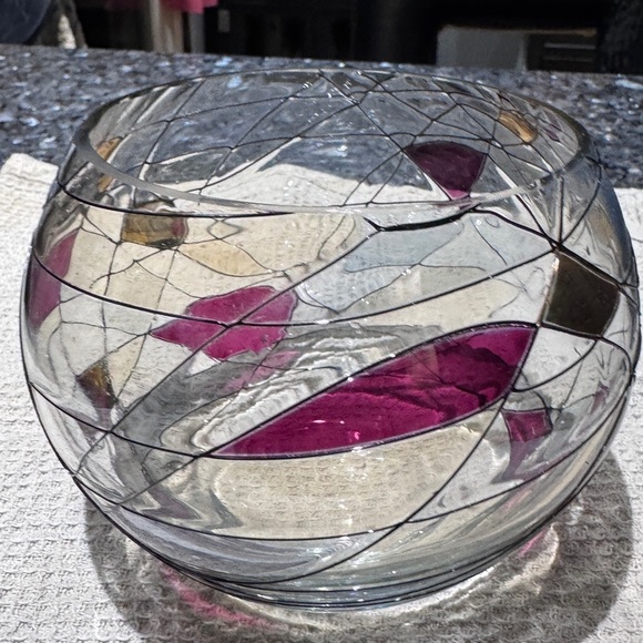 ✨Exquisite Vintage Partylite Mosaic Calypso Large Candle Votive Holder or Bowl✨ - Picture 14 of 15